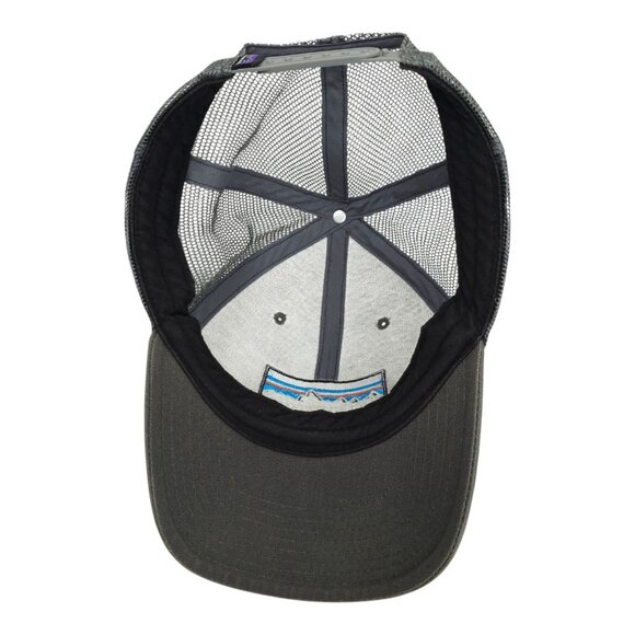 Patagonia Mesh Snapback Cap Trucker Baseball Outdoor Embroidered Patch Logo Hat - Picture 5 of 13
